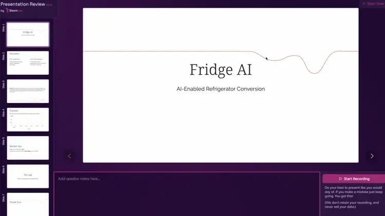 Gif showing Practice stage.